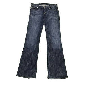 Rock & Republic Kiedes Low Bootcut Flare Jean 'R' Embellished Pocket Y2K 29X36